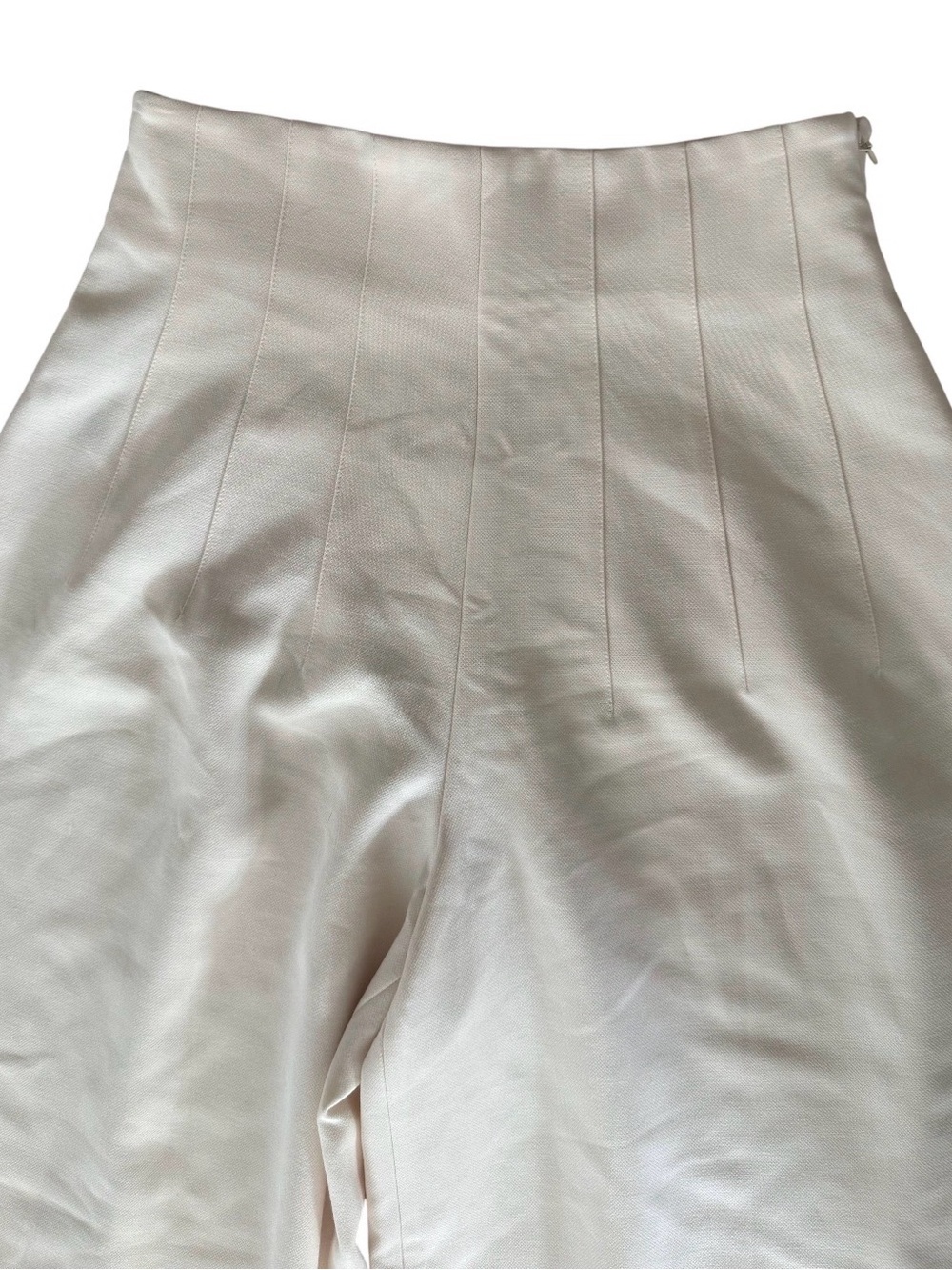 Staud Caleb Wide Leg Pants in Ecru - Picture 7 of 9